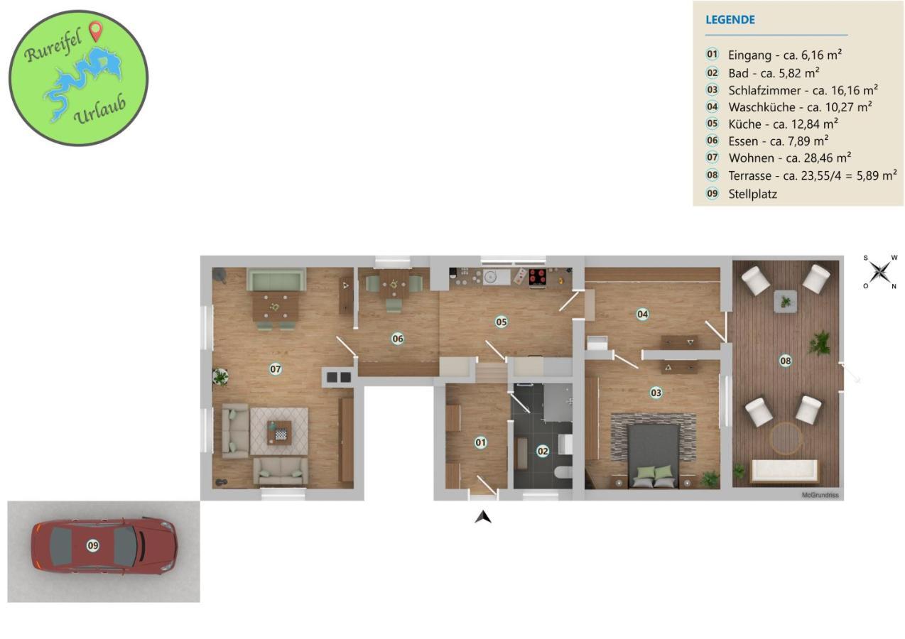נידגן Ferienwohnung Katharina 4 Sterne Laut Dtv Wallbox 11Kw מראה חיצוני תמונה